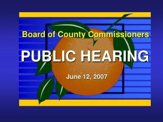 Board of County Commissioners