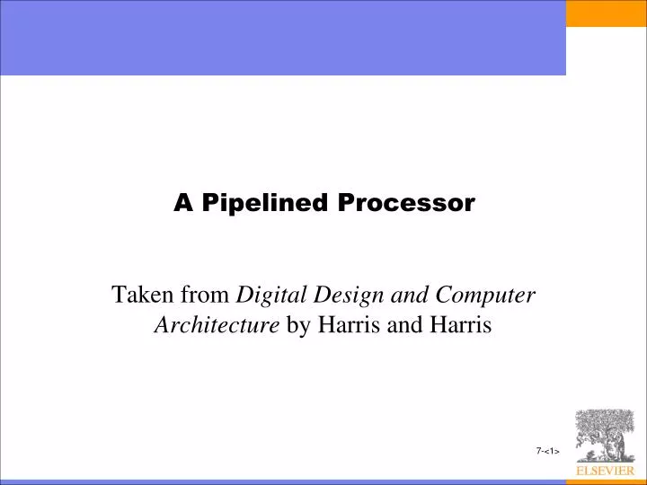 a pipelined processor