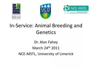 In-Service: Animal Breeding and Genetics