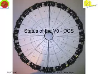 Status of the V0 - DCS