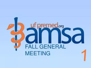 FALL GENERAL MEETING