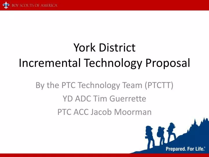 york district incremental technology proposal