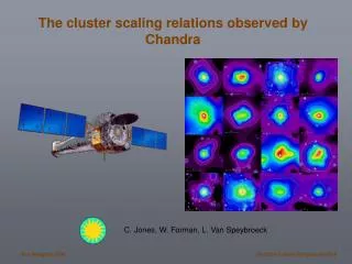 The cluster scaling relations observed by Chandra