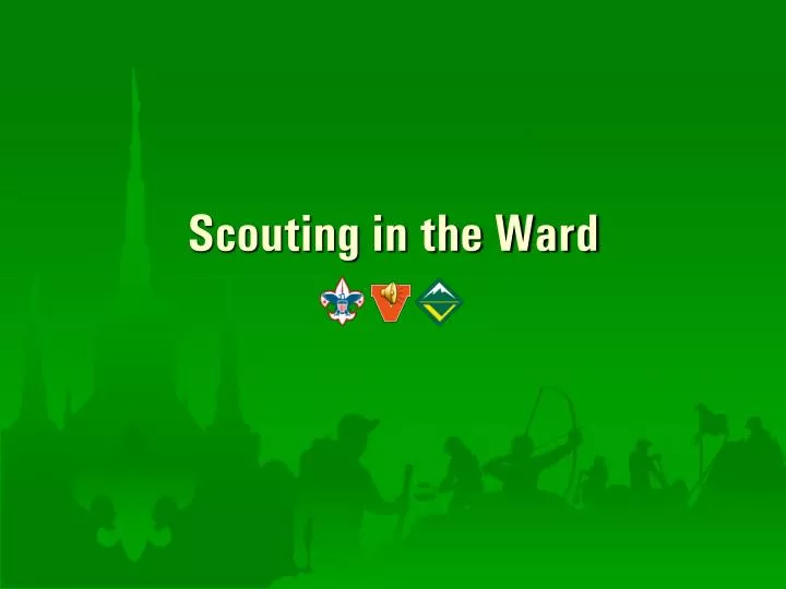 scouting in the ward