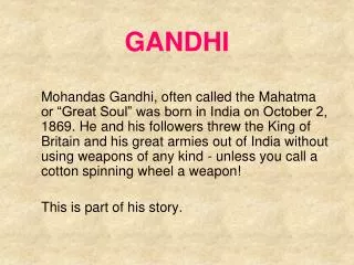 GANDHI