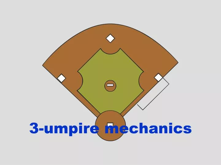3 umpire mechanics