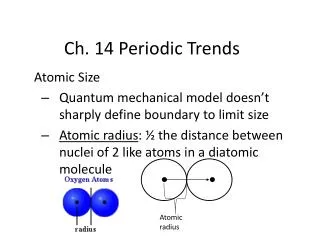 Ch. 14 Periodic Trends