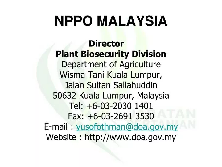 nppo malaysia