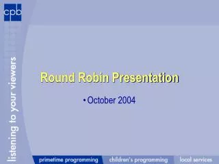 Round Robin Presentation