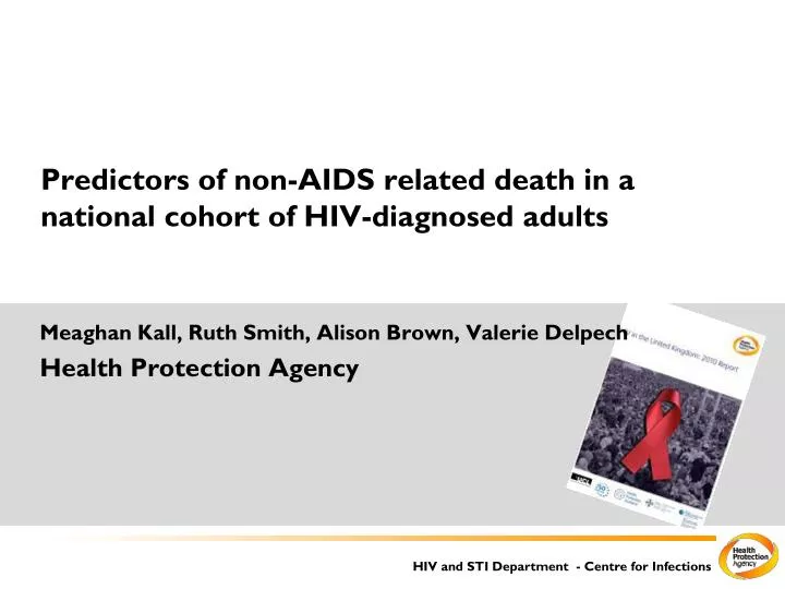 predictors of non aids related death in a national cohort of hiv diagnosed adults
