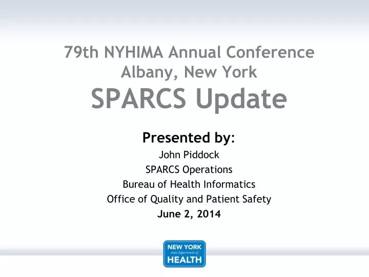 79th nyhima annual conference albany new york sparcs update