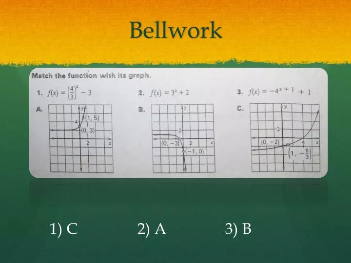 bellwork