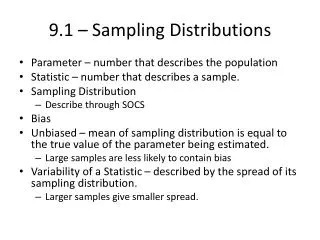 9 1 sampling distributions