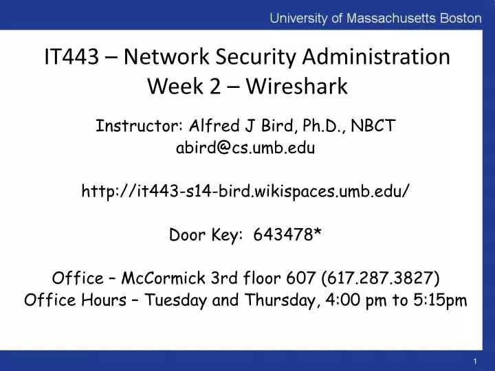 it443 network security administration week 2 wireshark