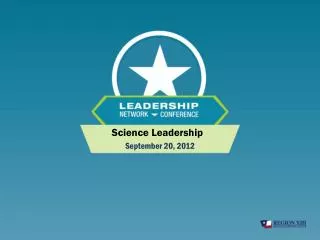 Science Leadership