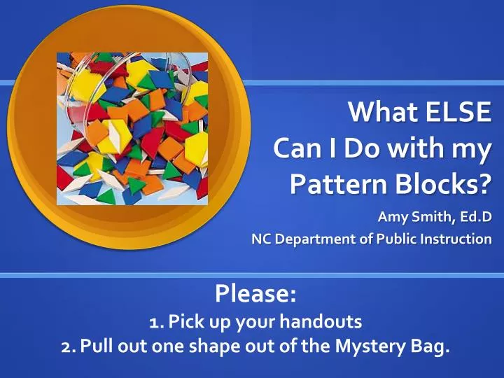 what else can i do with my pattern blocks
