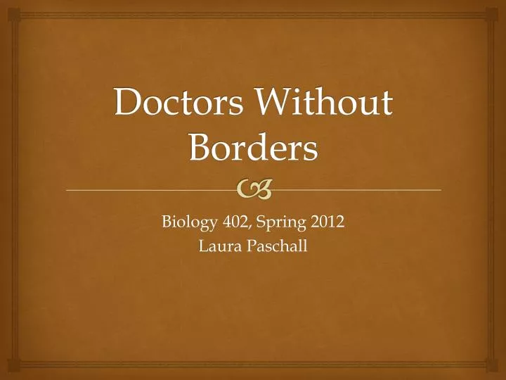 doctors without borders