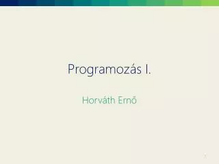programoz s i