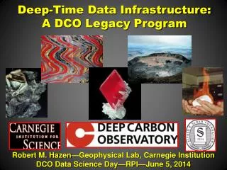 Deep-Time Data Infrastructure: A DCO Legacy Program