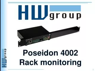 Poseidon 4002 Rack monitoring