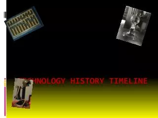 Technology History Timeline