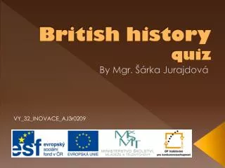British history quiz