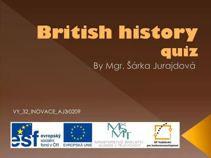 british history quiz