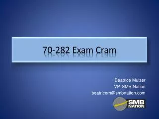 70-282 Exam Cram