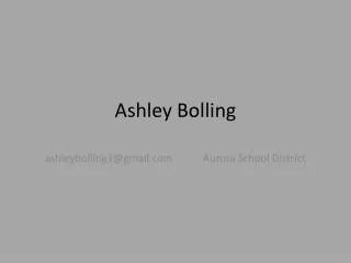 Ashley Bolling