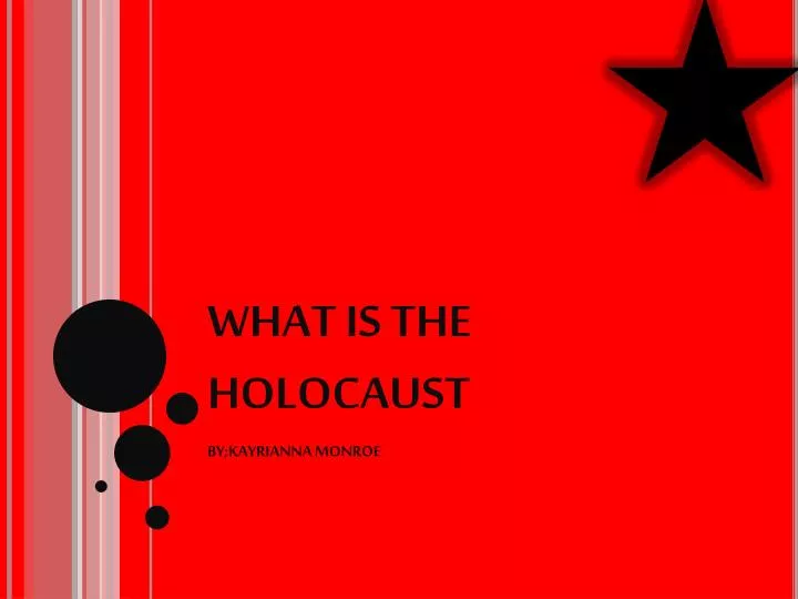 what is the holocaust