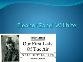 Eleanor Zabel Willhite
