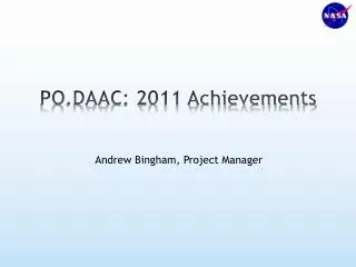 PO.DAAC: 2011 Achievements