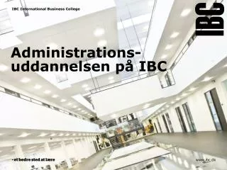 administrations uddannelsen p ibc