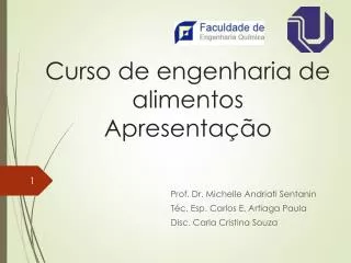 curso de engenharia de alimentos apresenta o