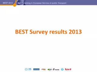 BEST Survey results 2013