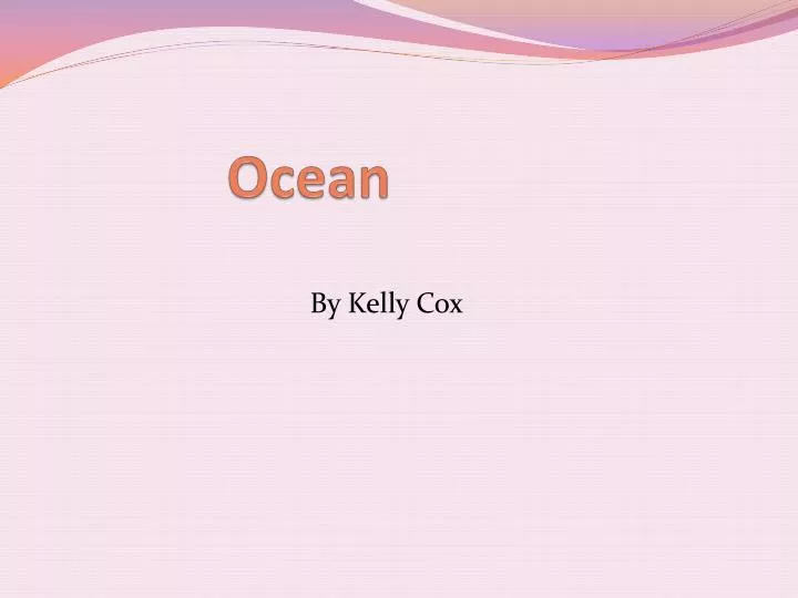 ocean