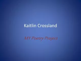 Kaitlin Crossland