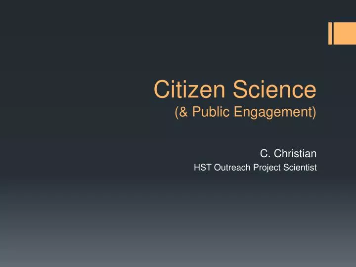 citizen science public engagement