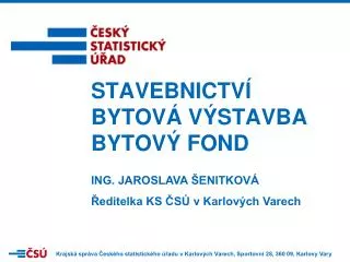 stavebnictv bytov v stavba bytov fond