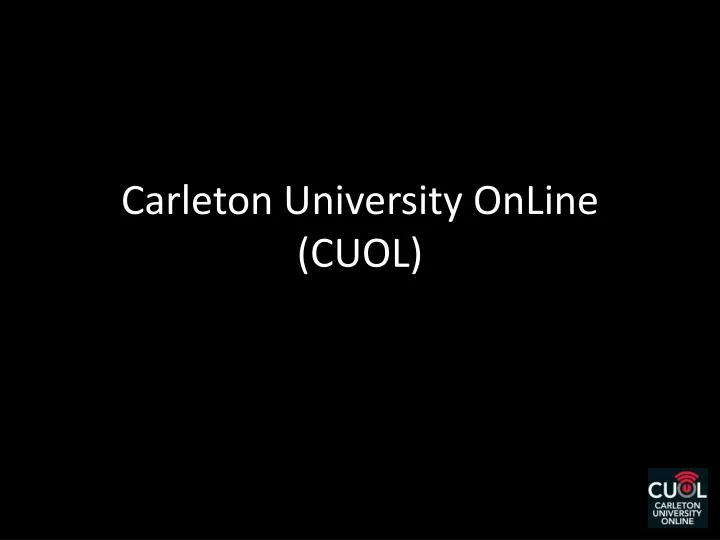 carleton university online cuol
