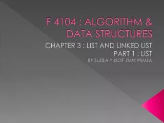 f 4104 algorithm data structures