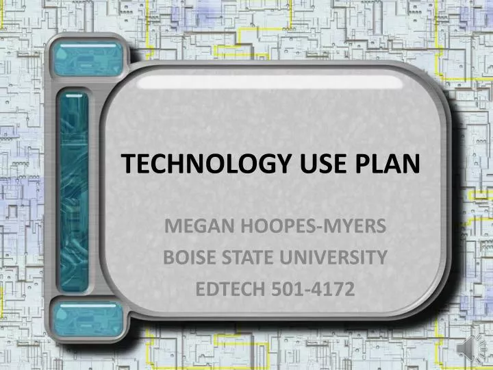 technology use plan