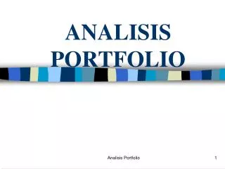 analisis portfolio