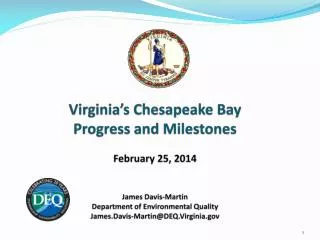 Chesapeake Bay Program History