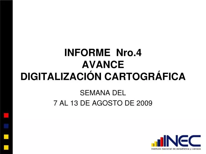 informe nro 4 avance digitalizaci n cartogr fica