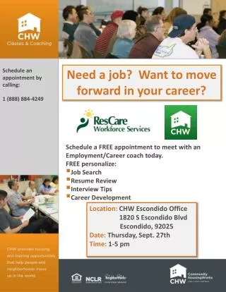 Need a job? Want to move forward in your career?