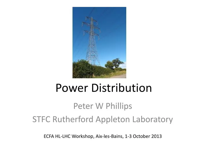 power distribution