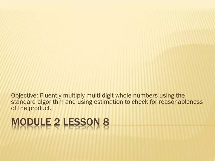 module 2 lesson 8