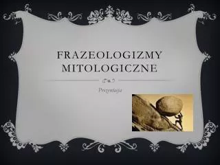 frazeologizmy mitologiczne