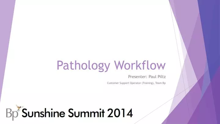 pathology workflow